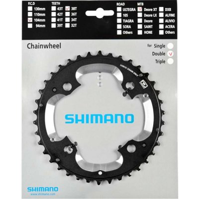 Shimano převodník SH FCM785 38z pro kliky38-26 blk 2x10s – Zboží Dáma