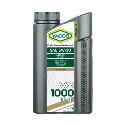 Yacco VX 1000 LL 5W-30 1 l