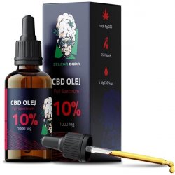 Zelená Bába CBD 10% Full Spectrum konopný olej 10 ml