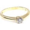 Prsteny Diante Zlatý prsten s briliantem CKW080776YDL8-Y 1