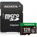 Adata MicroSDXC 128GB Speed Plus UD128GUI3V30A2SP-RA1 – Zbozi.Blesk.cz