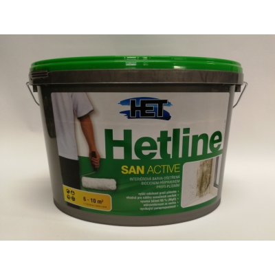 Het HETLINE SAN ACTIVE protiplísňová malířská barva 7kg – Zboží Mobilmania