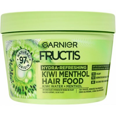 Garnier Hair Food Mask Hydratační maska na vlasy s kiwi 3v1 400 ml – Zboží Mobilmania