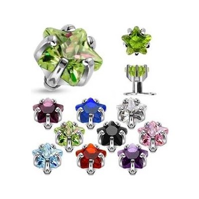 Šperky4U Microdermal ozdobná část závit MD01051-4-G – Zboží Mobilmania