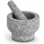 ZELLER Hmoždíř s tloučkem ze žuly, šedý průměr 14cm – Zboží Dáma