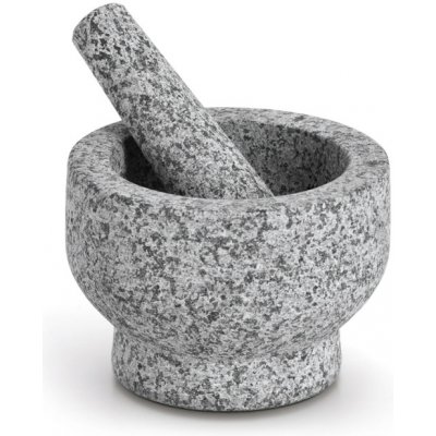 ZELLER Hmoždíř s tloučkem ze žuly, šedý průměr 14cm – Zboží Dáma