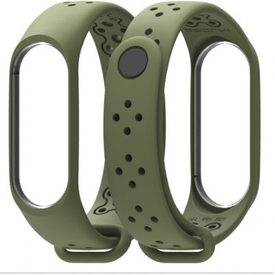 Xiaomi Mi Band 3/4 náhradní náramek Sportovní pastelový Army zelená MBSCZ-4SPTAG – Zbozi.Blesk.cz