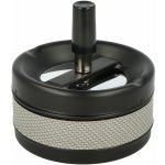 KRCZ Cigaretový popelník kovový otočný Carbon/Grey, 9cm – Zboží Dáma