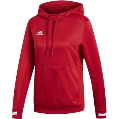 adidas Performance T19 hoody W tmavě červená bílá – Zbozi.Blesk.cz