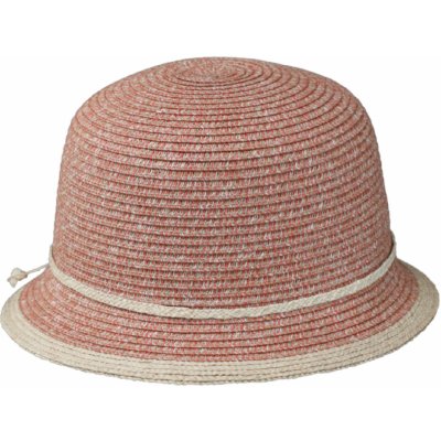 Carlsbad Hat Co. Dámský letní červený klobouček Cloche s malou krempou – Zboží Mobilmania