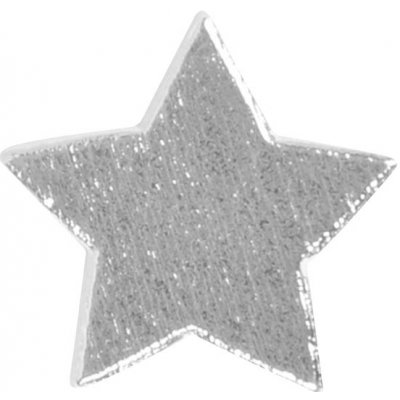 MFP 8886424 Dekorace hvězda 24ks stříbrná 2,5cm lepící