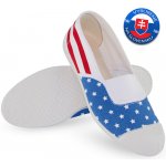 Happy Feet Gymnastics Americana US-5387 modro červeno biela – Zboží Dáma