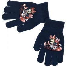 Dívčí rukavice Disney Minnie Shopping tmavě modré