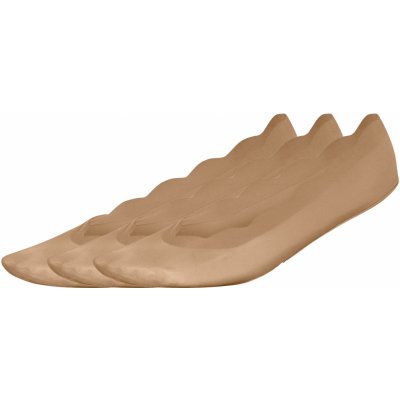 Esmara dámské nízké ponožky 3 páry béžová – Sleviste.cz