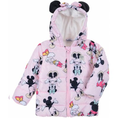 Dívčí zimní bunda DISNEY MINNIE FRIENDS světle růžová – Zboží Dáma