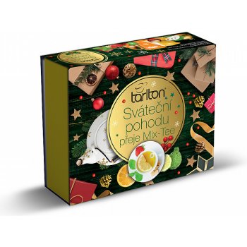 TARLTON kolekce Sváteční Pohoda Assortment Green Tea 60 x 2 g