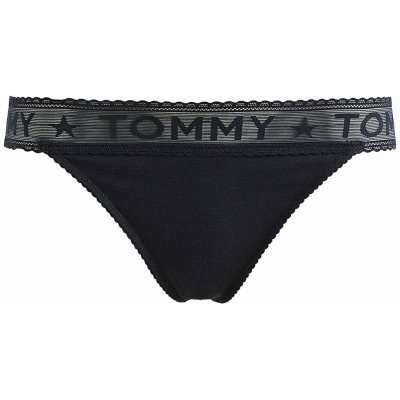 Tommy Hilfiger Dámská tanga Refibra UW0UW03547DW5 Modrá – Zboží Mobilmania