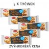 Bezlepkové potraviny Emco Tyčinka s ořechem a proteinem karamel 5x40 g