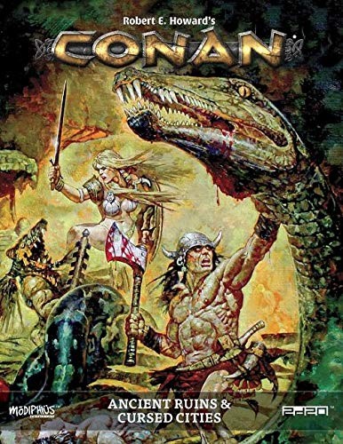 Modiphius Entertainment Conan: Adventures in an age Undreamed of Ancient Ruins & Cursed Cities