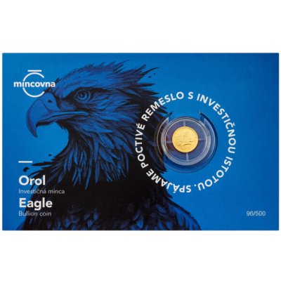 Česká mincovna Zlatá mince Orel 2026 stand číslovaný 1/25 oz – Hledejceny.cz