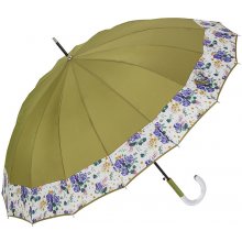 Cachemir Floral dámský holový deštník olivový