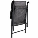 Zahradní křeslo SPRINGOS VERONA grafitové – Sleviste.cz