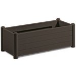 STEFANPLAST Truhlík vyvýšený záhon ITALIA 100x43x35cm moka – HobbyKompas.cz