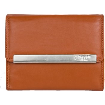 Oranžová kvalitní kožená peněženka HMT kompaktní