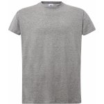 JHK Dámské klasické tričko šedá melange – Zboží Mobilmania