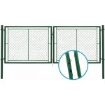 Brána zahradní dvoukřídlá, výška 120 x 360 cm OKO zelená – Hledejceny.cz