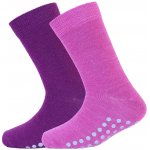 Stompa Safa protiskluzové merino ponožky 2 páry růžové – Sleviste.cz