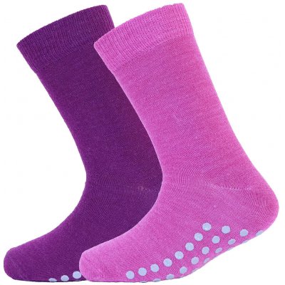 Stompa Safa protiskluzové merino ponožky 2 páry růžové – Sleviste.cz