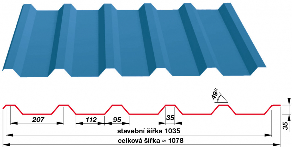 Satjam SAT35 0,5 mm x PE25 cihlová 1 ks