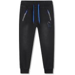 Zateplené kalhoty imitující rifle černá – Sleviste.cz