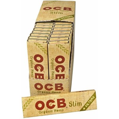 OCB Slim Organic papírky s filtry 32 ks – Zboží Dáma