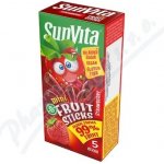 SunVita Fruit Sticks ov.tyčinky mini jahoda 5x10 g – Hledejceny.cz