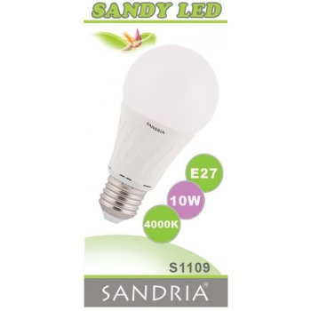 Sandy LED žárovka LED E27 A60 S1109 10W Neutrální bílá