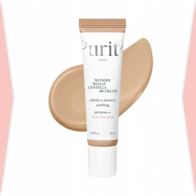 Purito Cica Clearing BB krém s UVA a UVB filtry 23 Natural Beige 30 ml – Zboží Mobilmania