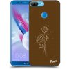 Pouzdro a kryt na mobilní telefon Honor Picasee silikonové Honor 9 Lite - Brown flowers čiré