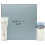 Dolce & Gabbana Light Blue Woman EDT 100 ml + tělové mléko 100 ml + EDT 7,4 ml dárková sada – Sleviste.cz