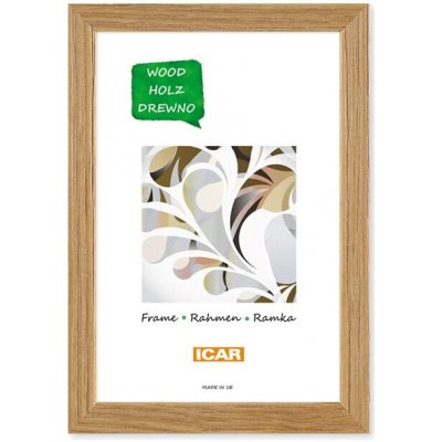 Rámeček dřevěný Icar Pinia 00, 13x18cm dub – Hledejceny.cz