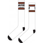 Santa Cruz ponožky Thrasher SC Strip Socks 1 Pair Mens Santa Cruz White – Hledejceny.cz