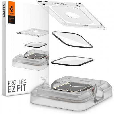 Spigen ProFlex EZ Fit 2.5D tvrzené sklo pro Apple Watch 45mm - 2 ks AFL04051 – Zbozi.Blesk.cz