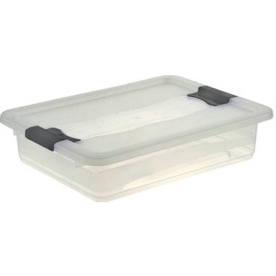OKT Crystal plastový box s víkem 7 l průhledný 39,5x29,5x9,5 cm – Zboží Mobilmania