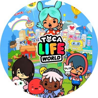 1x Jedlý papír TOCA BOCA ● materiál: FONDÁNOVÝ DECORLIST ✴️, ● velikost: průměr 20 cm ☝ – Sleviste.cz