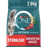 Purina ONE Bifensis Sterilised granule pro kočky hovězí 2,8 kg – Hledejceny.cz