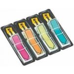 Záložky se zásobníkem, 5x20 lístků, 11,9x43,2 mm, tvar šipky, mix barev, 3M POSTIT – Hledejceny.cz
