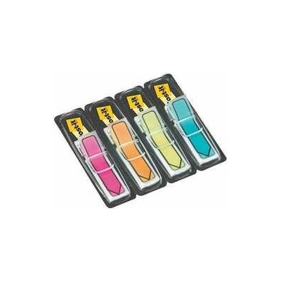 Záložky se zásobníkem, 5x20 lístků, 11,9x43,2 mm, tvar šipky, mix barev, 3M POSTIT – Hledejceny.cz