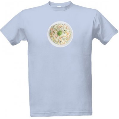 Tričko s potiskem Bramborový salát pánské Nebesky modrá – Zboží Mobilmania