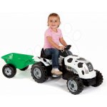 SMOBY 33352 Traktor šlapací s prívesom kravička 136*56*45 cm – Zboží Mobilmania